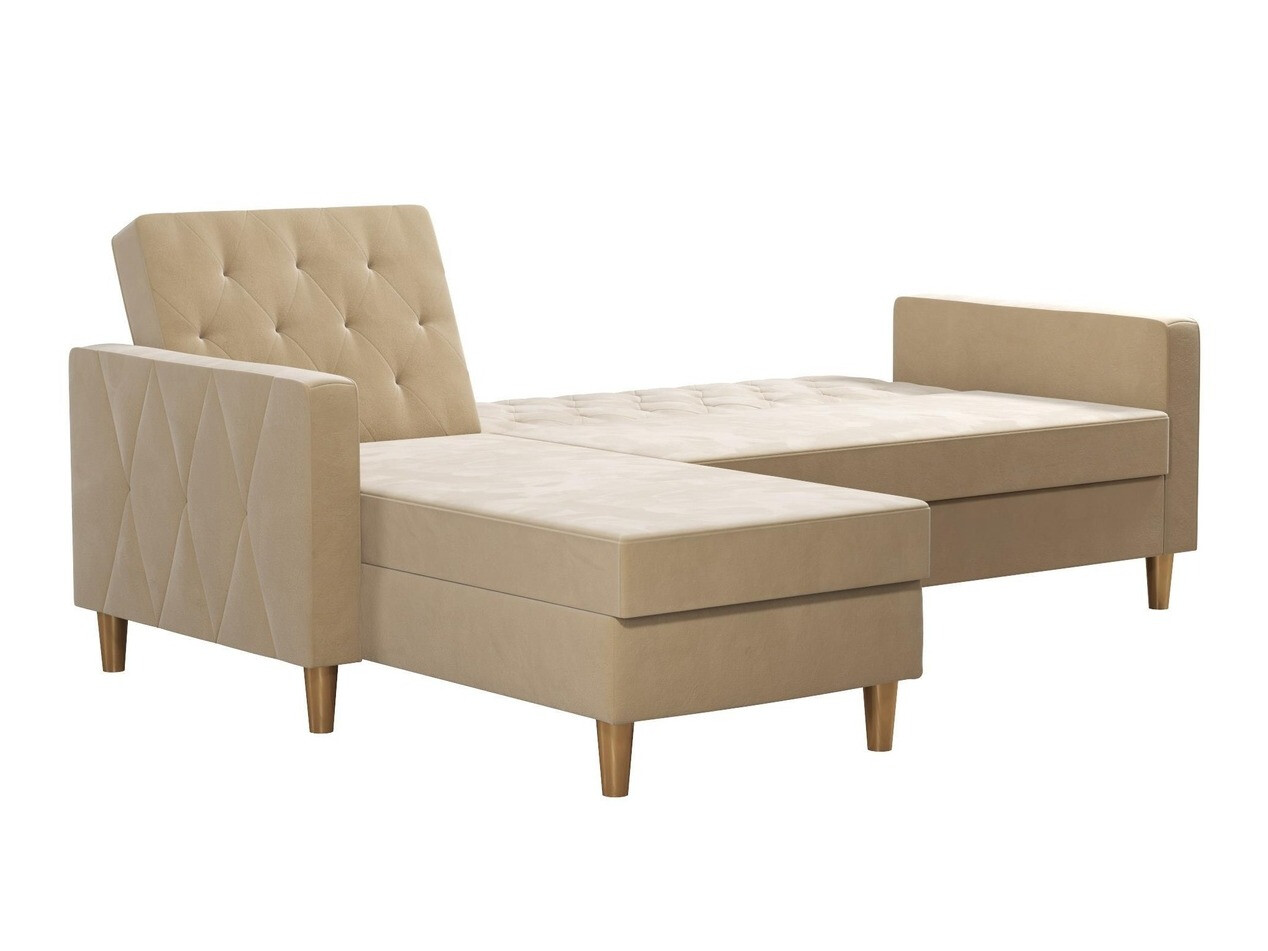 Угловой диван CosmoLiving by Cosmopolitan 104 (Крем)