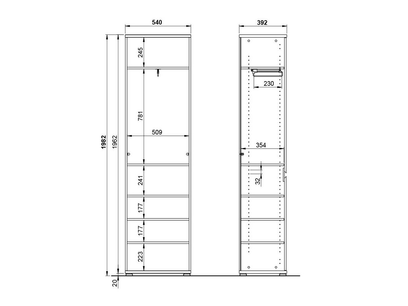 Skapis Elitivi 103 (Antracīts + Navarra ozols)