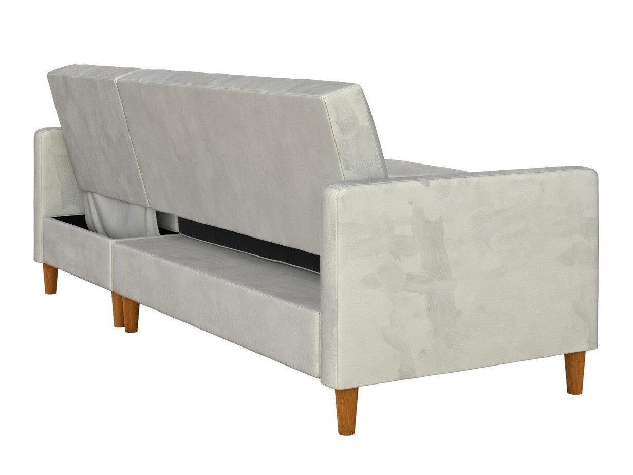 Stūra dīvāns Tulsa 108 (Gaiši pelēks)