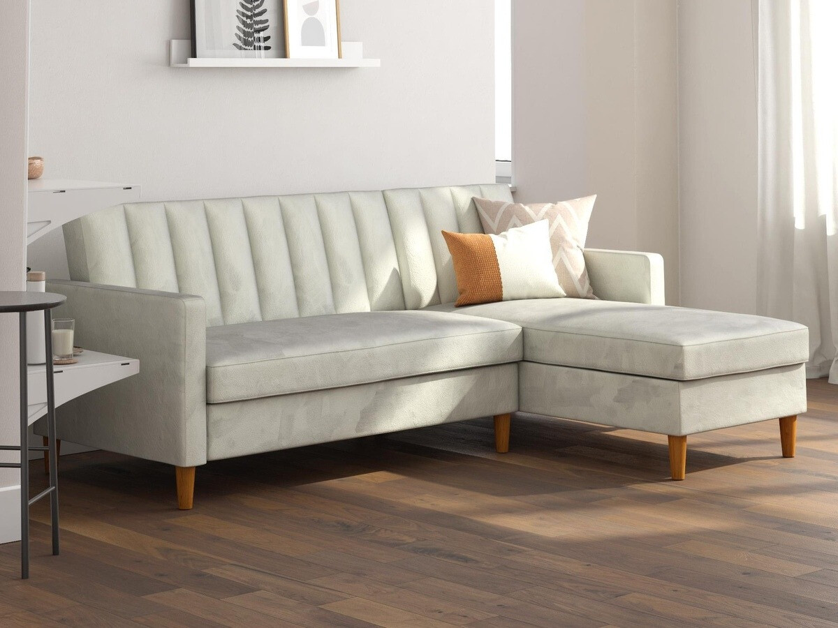 Stūra dīvāns Tulsa 108 (Gaiši pelēks)