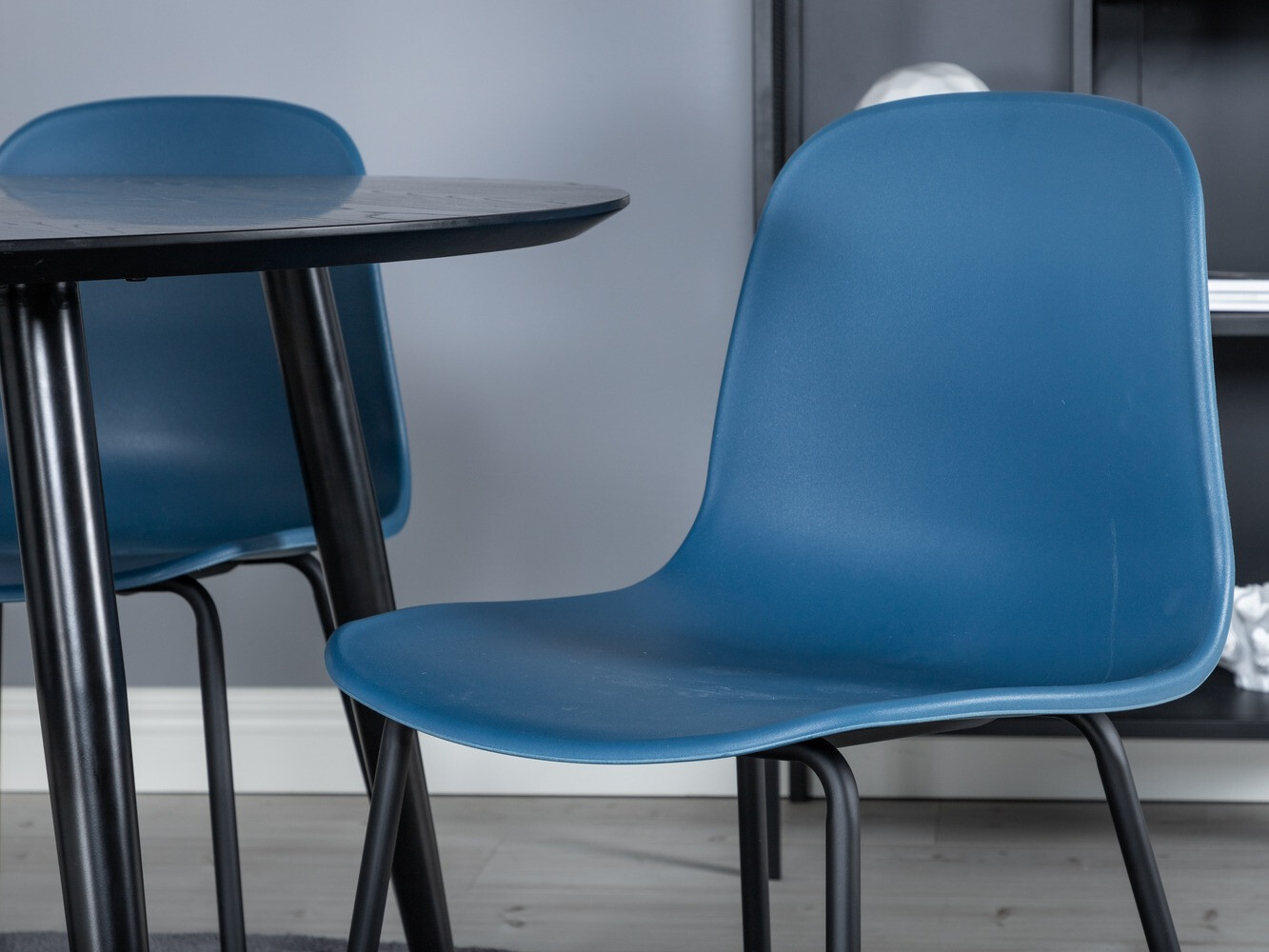 Ēdamistabas komplekts Dallas 1622 (Zils + Melns)