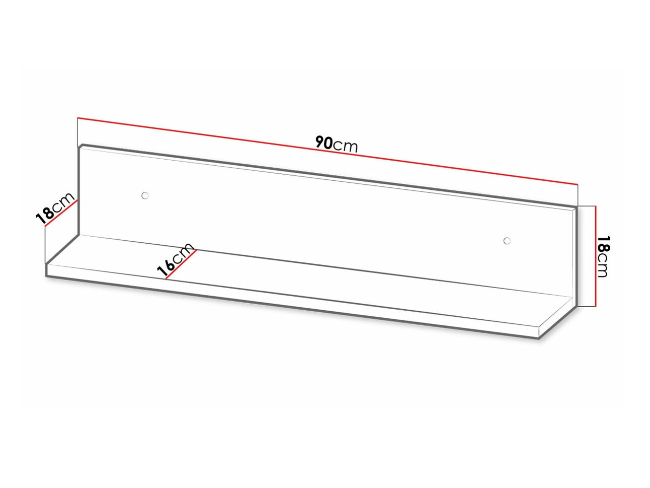 Настенная полка Tenodeu 111