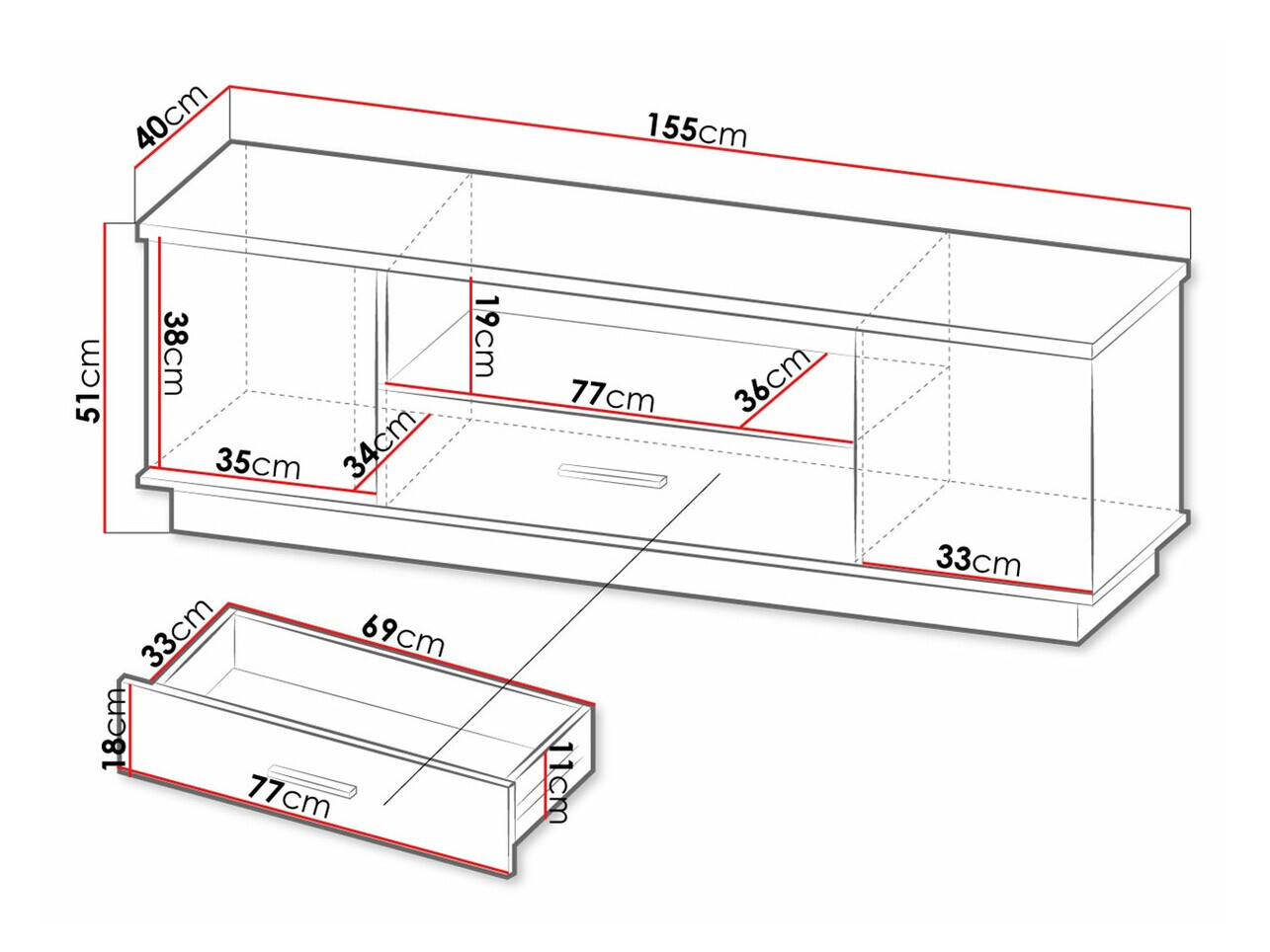 TV galds Tenodeu 106