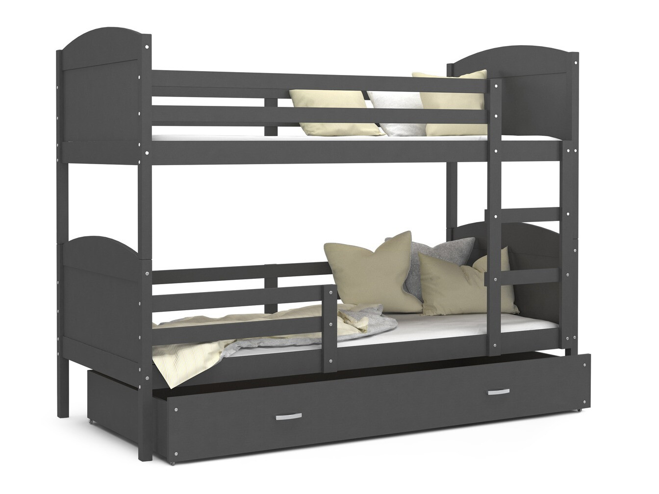 Divstāvu gulta Aurora 101 (Pelēks)