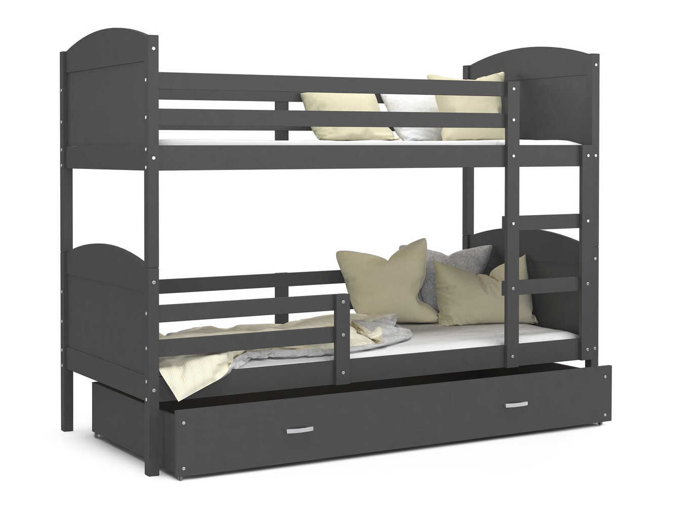 Divstāvu gulta Aurora 102 (Pelēks)