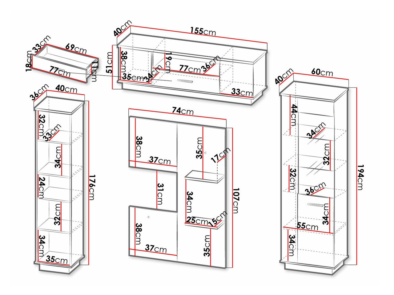 Набор для гостиной Tenodeu 115