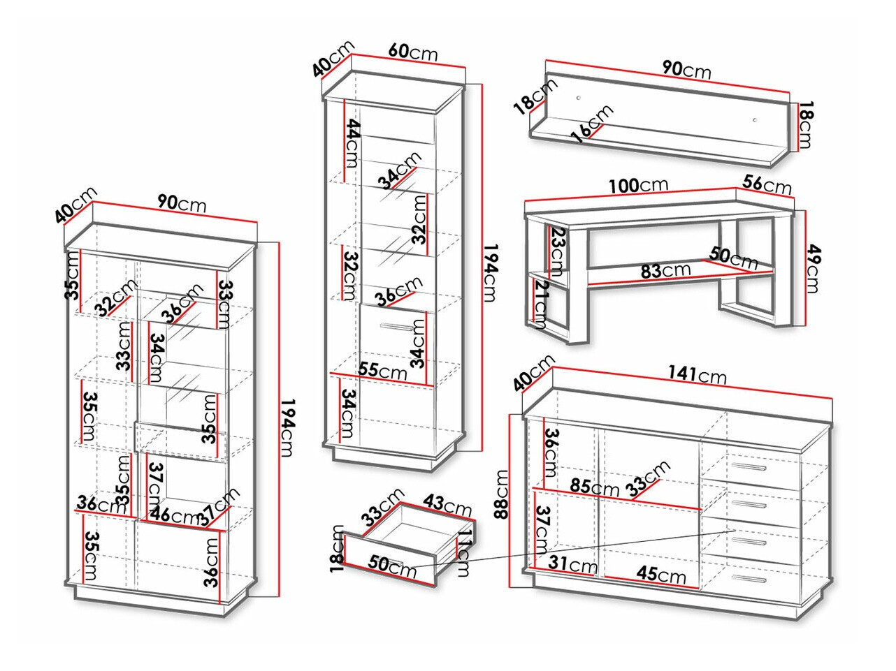 Набор для гостиной Tenodeu 117