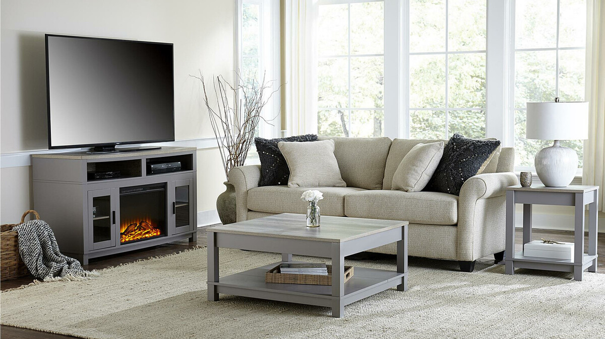 Журнальный столик Tulsa 300 (Серый + Светло-коричневый)