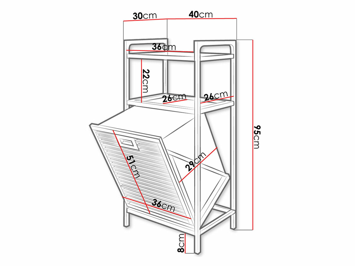 Vannas istabas plaukts Structes