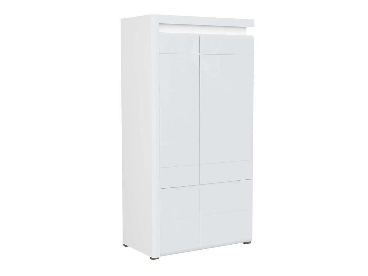 Шкаф Revelmi 107 (Глянцевый белый + Белый)