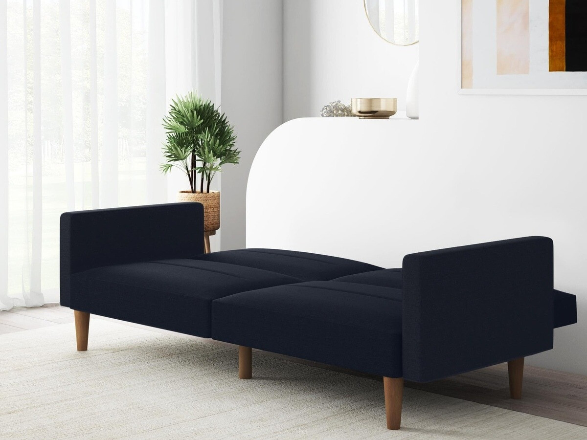 Dīvāns gulta Tulsa 364 (Tumši zils)