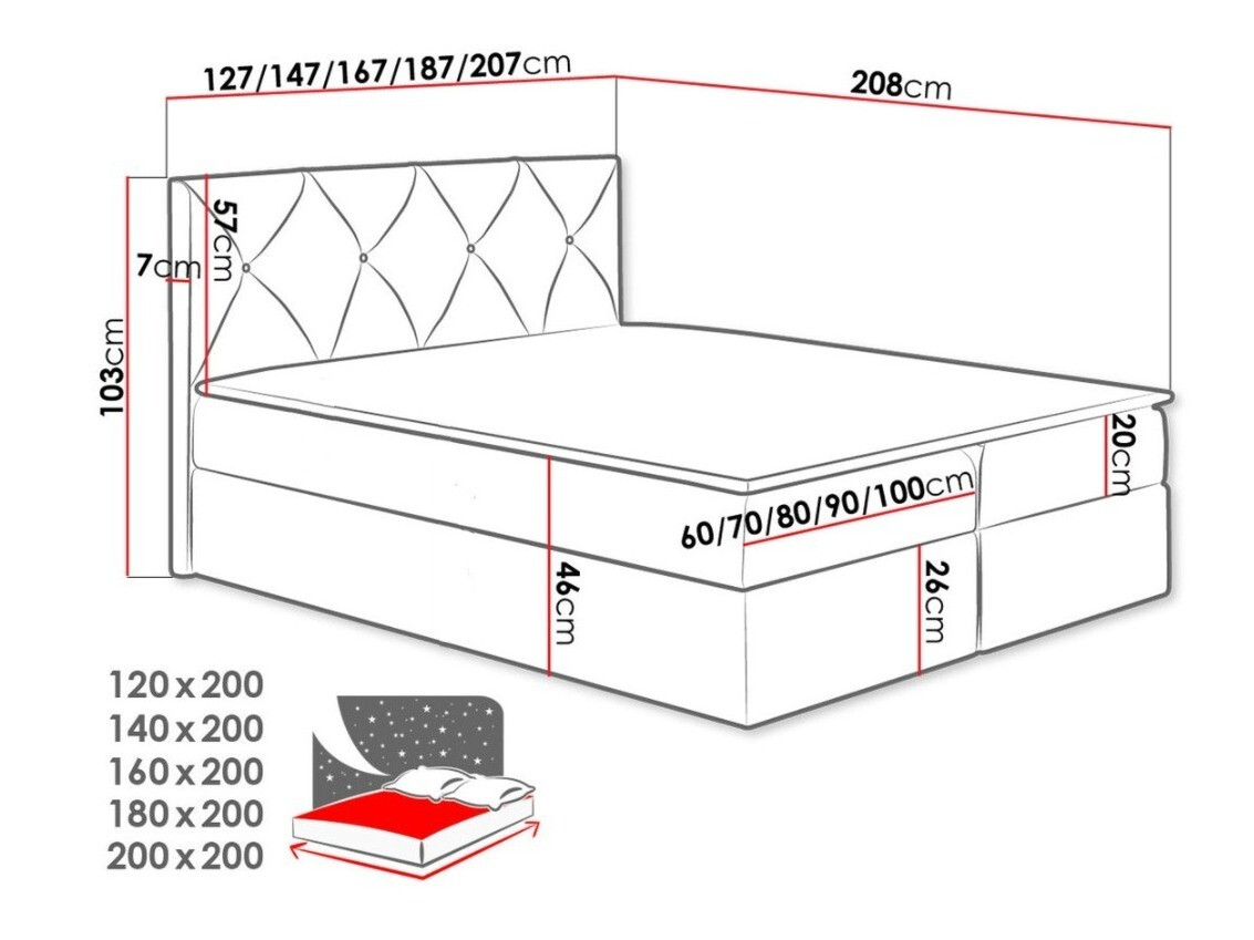 Kontinentālā gulta Baltimore 149 (Zetta 291)