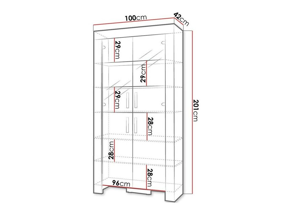Plaukts Melfeli 101 (Sonomas ozols)