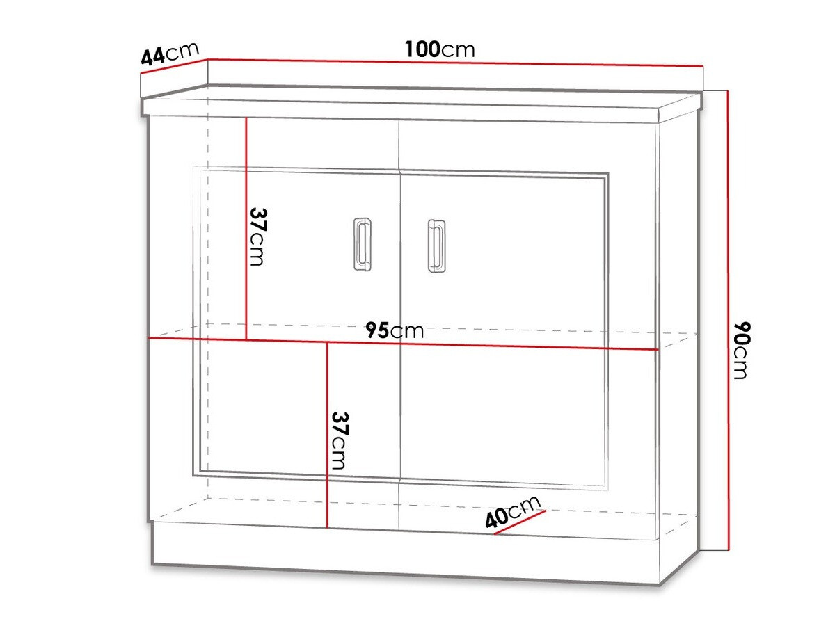 Skapis Lircava 102 (Lefkas ozols)