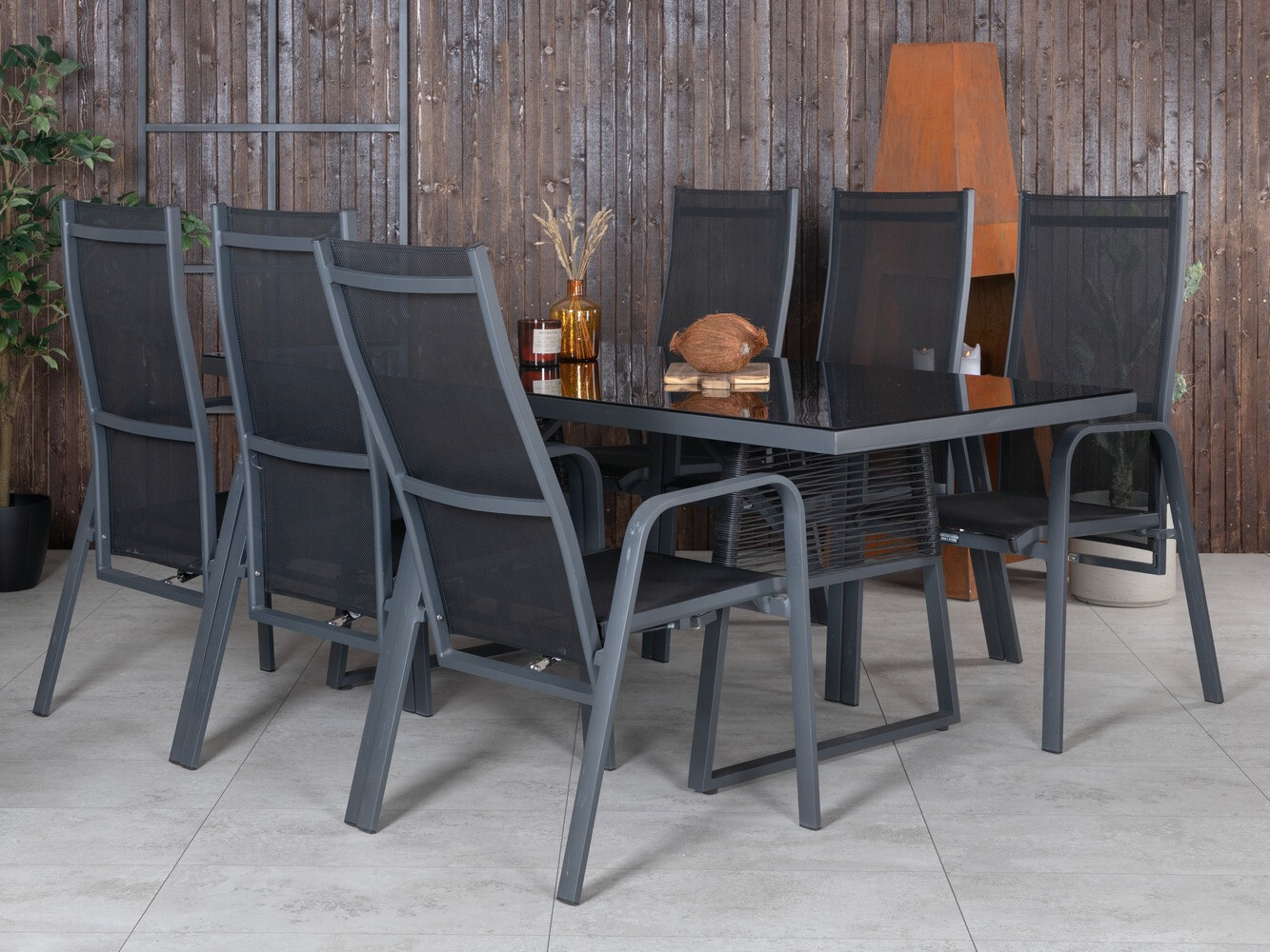 Стол и стулья Dallas 1044