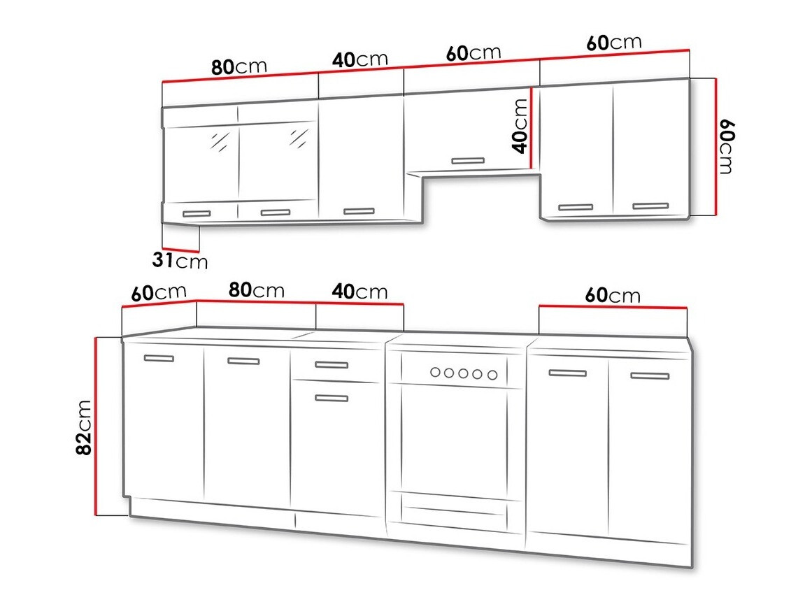 Virtuves komplekts Tucson 161