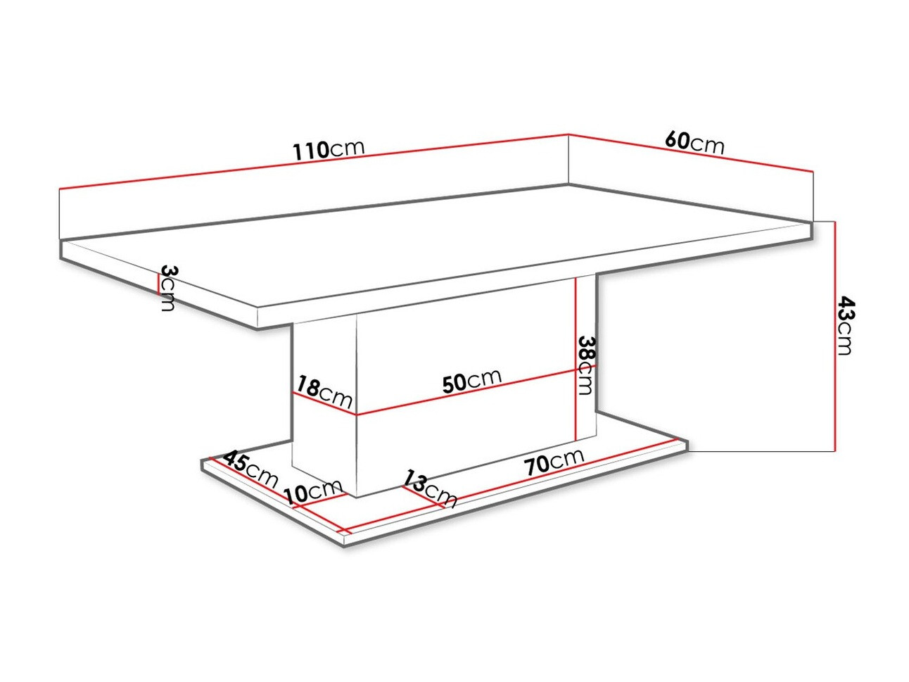 Žurnālu galdiņš Tucson 148 (Lefkas ozols)