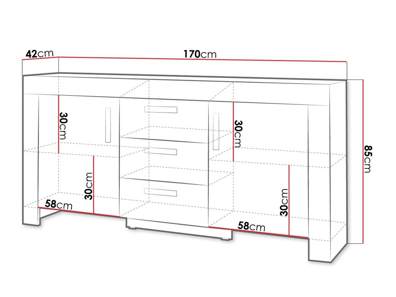 Kumode Melfeli 110 (Sonomas ozols)