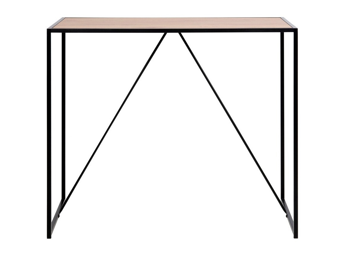 Bāra galds Norsica Sevferi 162 (Melns + Savvaļas ozols)