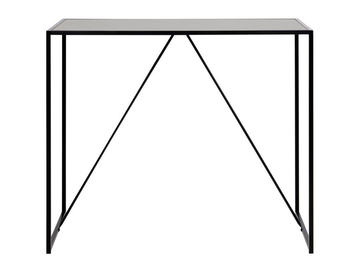 Bāra galds Norsica Sevferi 162 (Melns + Tumši pelni)