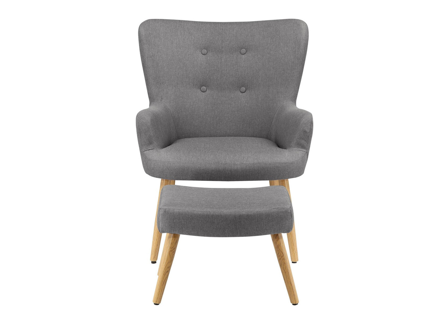 Кресло Denton 326 (Серый + Коричневый)