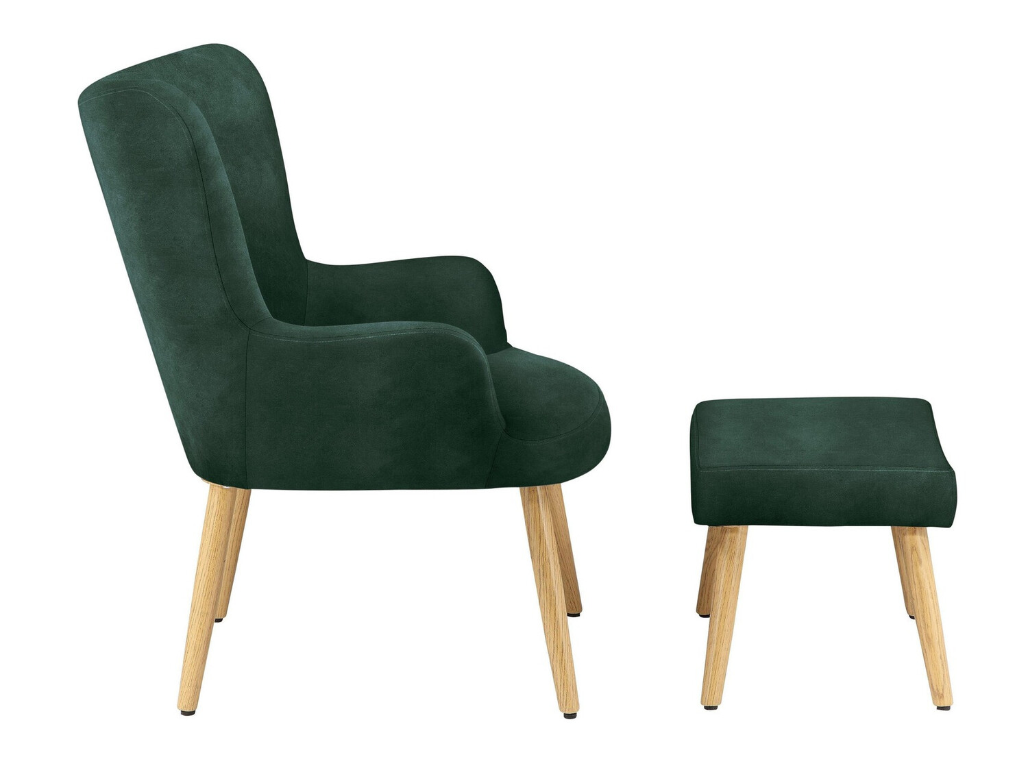 Кресло Denton 326 (Зелёный + Коричневый)