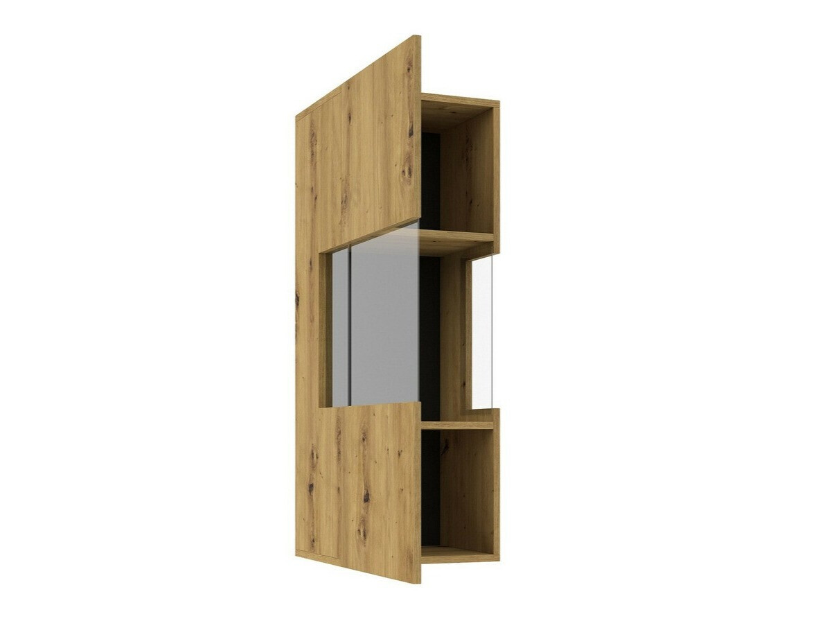 Настенные шкафы Revmiru 101 (Чёрный + Дуб вотан)