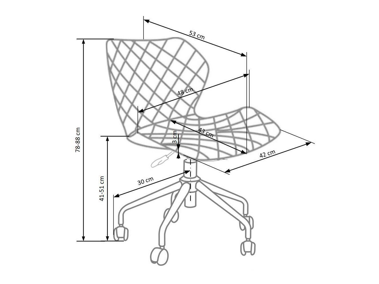 Bērnu krēsls Houston 324 (Tirkīzs)