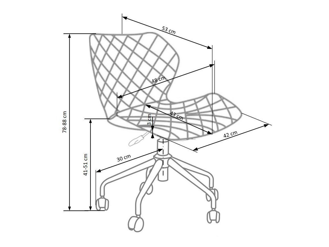 Детское кресло Houston 324 (Серый)