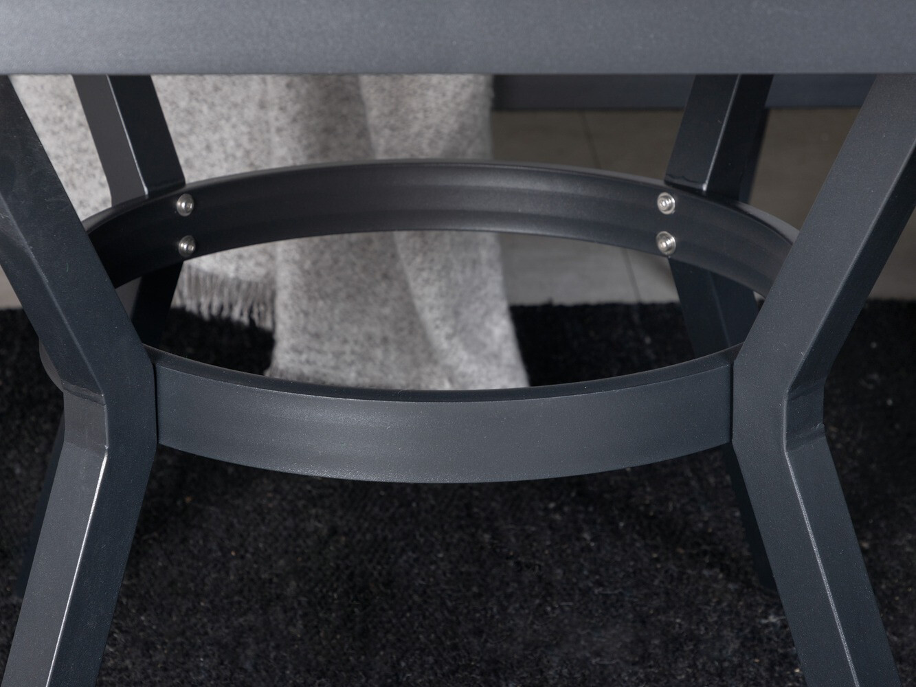 Садовый комплект Dallas 1069 (Чёрный + Светло-серый)