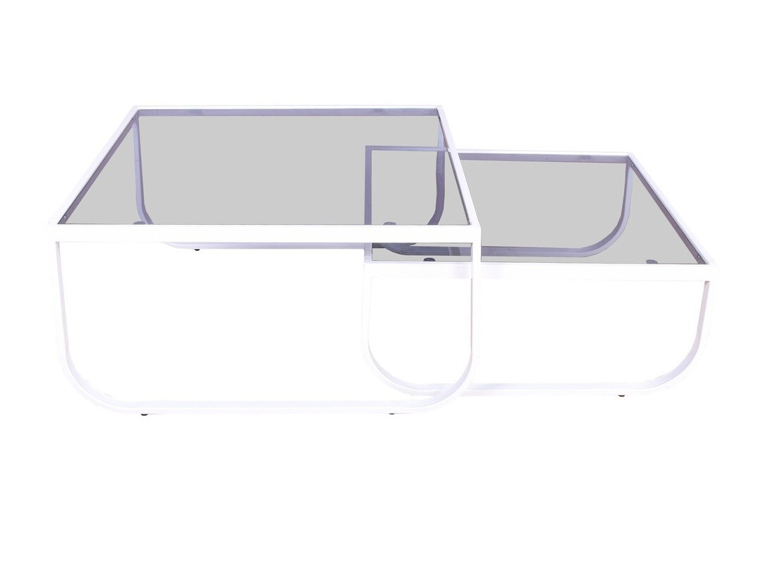 Žurnālu galdiņu komplekts Dallas 220 (Balts)