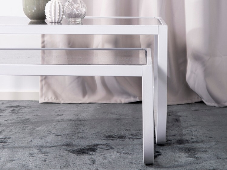 Žurnālu galdiņu komplekts Dallas 220 (Balts)