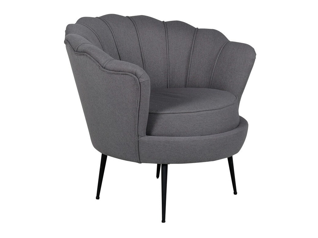 Atpūtas krēsls Dallas 1705 (Pelēks + Melns)
