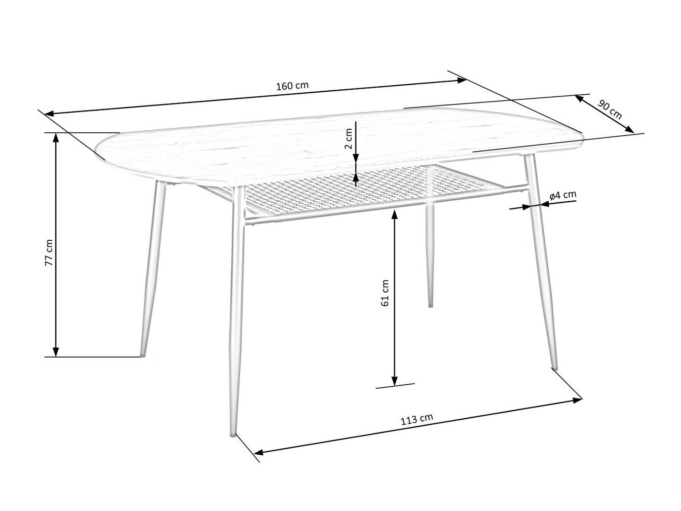 Cтол Houston 1124