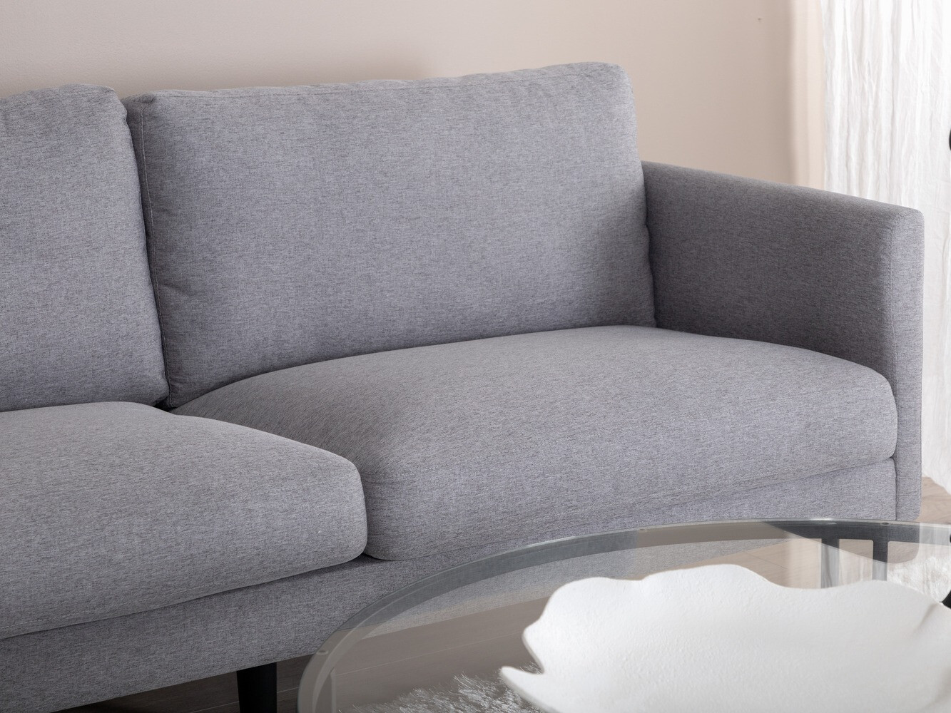 Диван Fercame 100 (Серый + Чёрный)