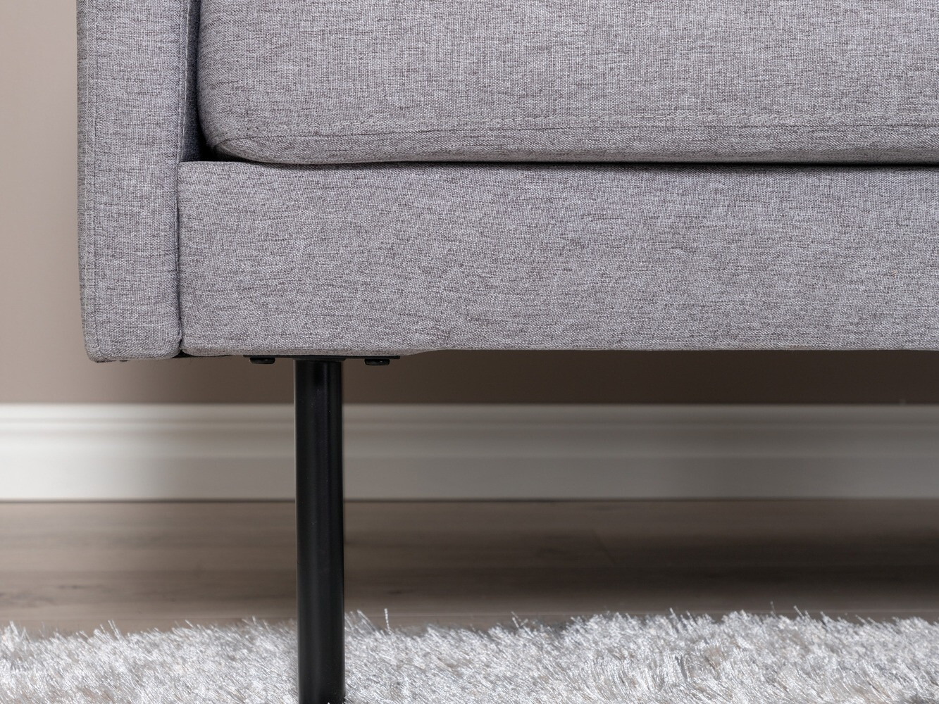 Диван Fercame 100 (Серый + Чёрный)