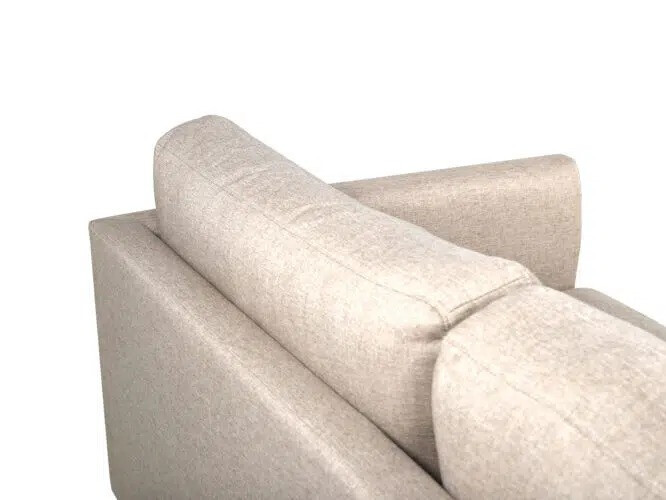 Диван Fercame 100 (Светло-коричневый + Чёрный)