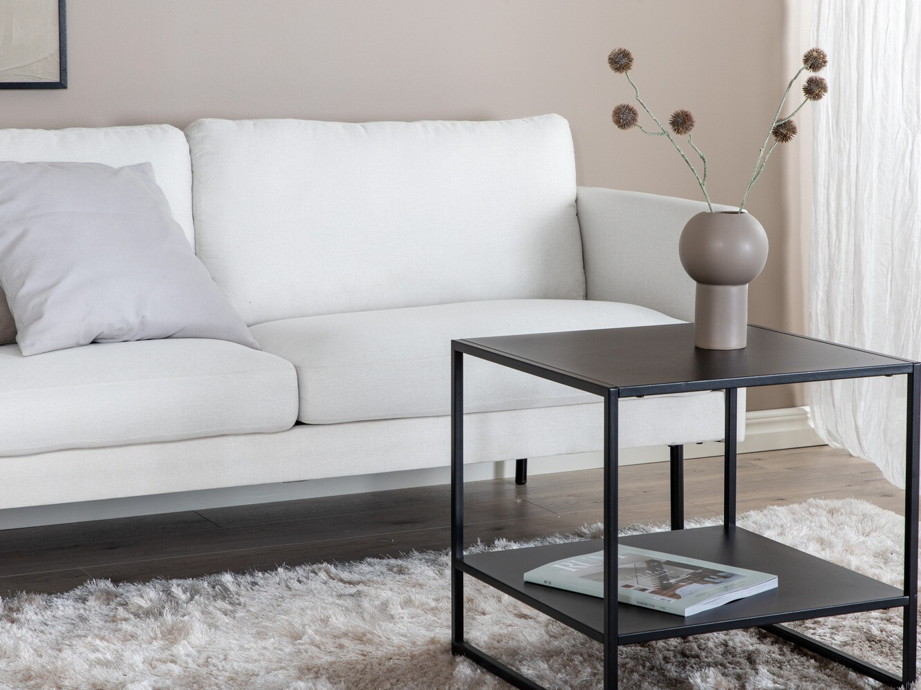 Dīvāns Fercame 100 (Bēšs + Melns)