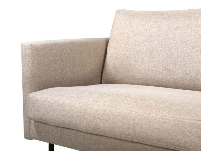 Dīvāns Fercame 100 (Gaiši brūns + Melns)