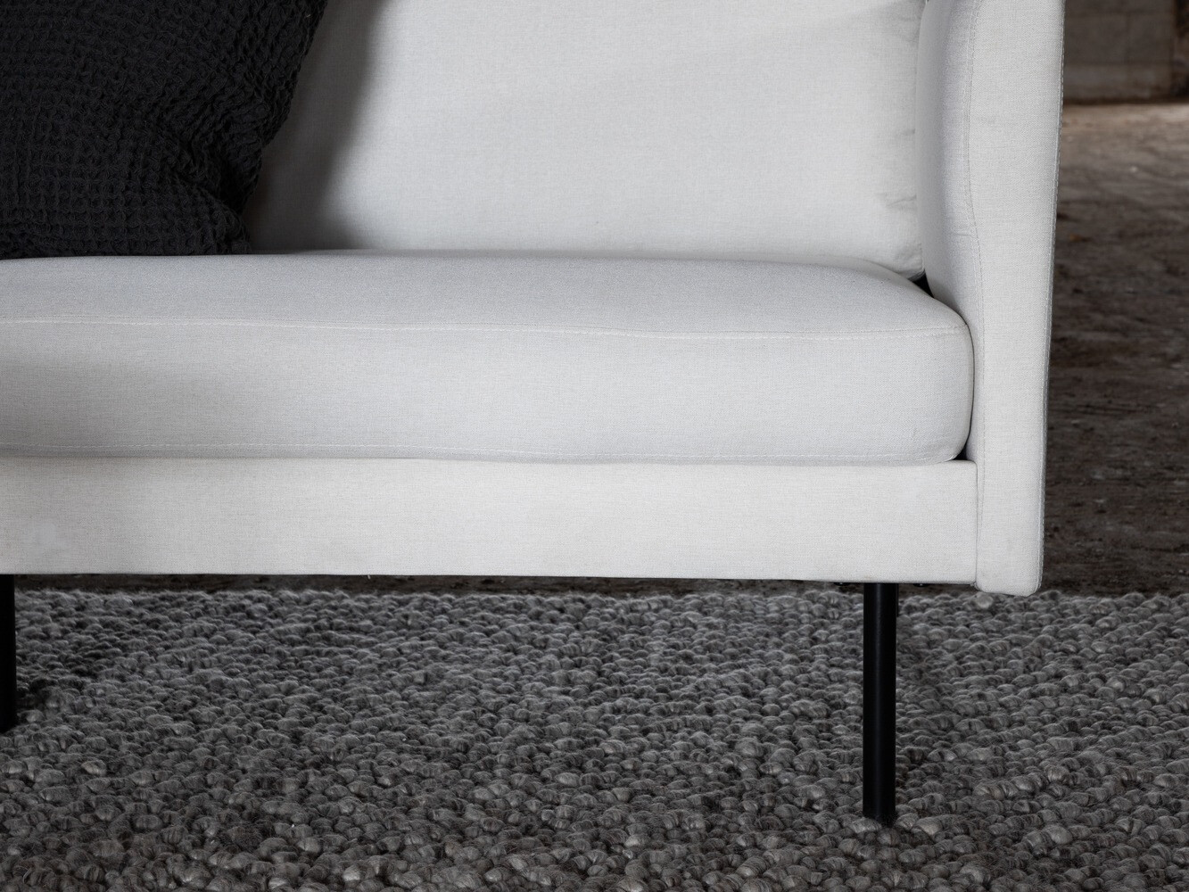 Dīvāns Fercame 103 (Bēšs + Melns)