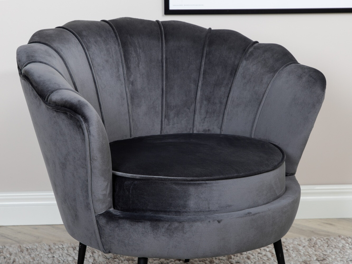 Кресло Dallas 1705 (Тёмно-серый + Чёрный)