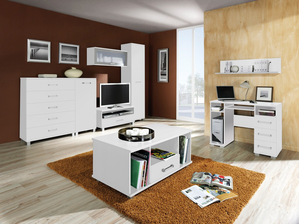 Письменный cтол Cirevau 129 (Белый)