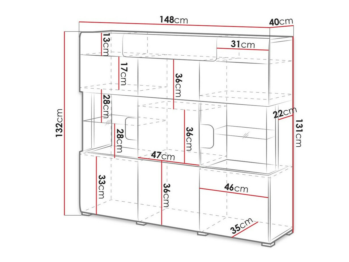 Skapis Torsone 100 (Balts + Glancēts balts)
