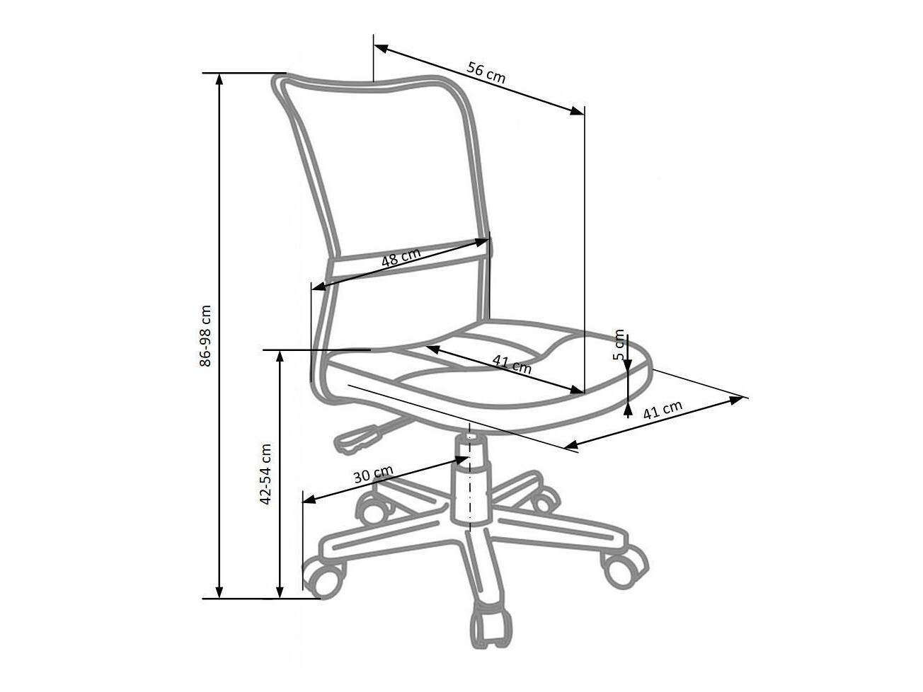 Bērnu krēsls Houston 205 (Tumši rozā + Melns)