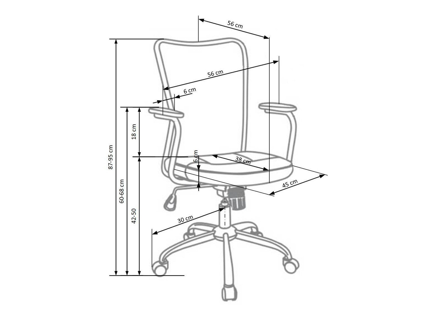 Детское кресло Houston 207 (Розовый + Серый)