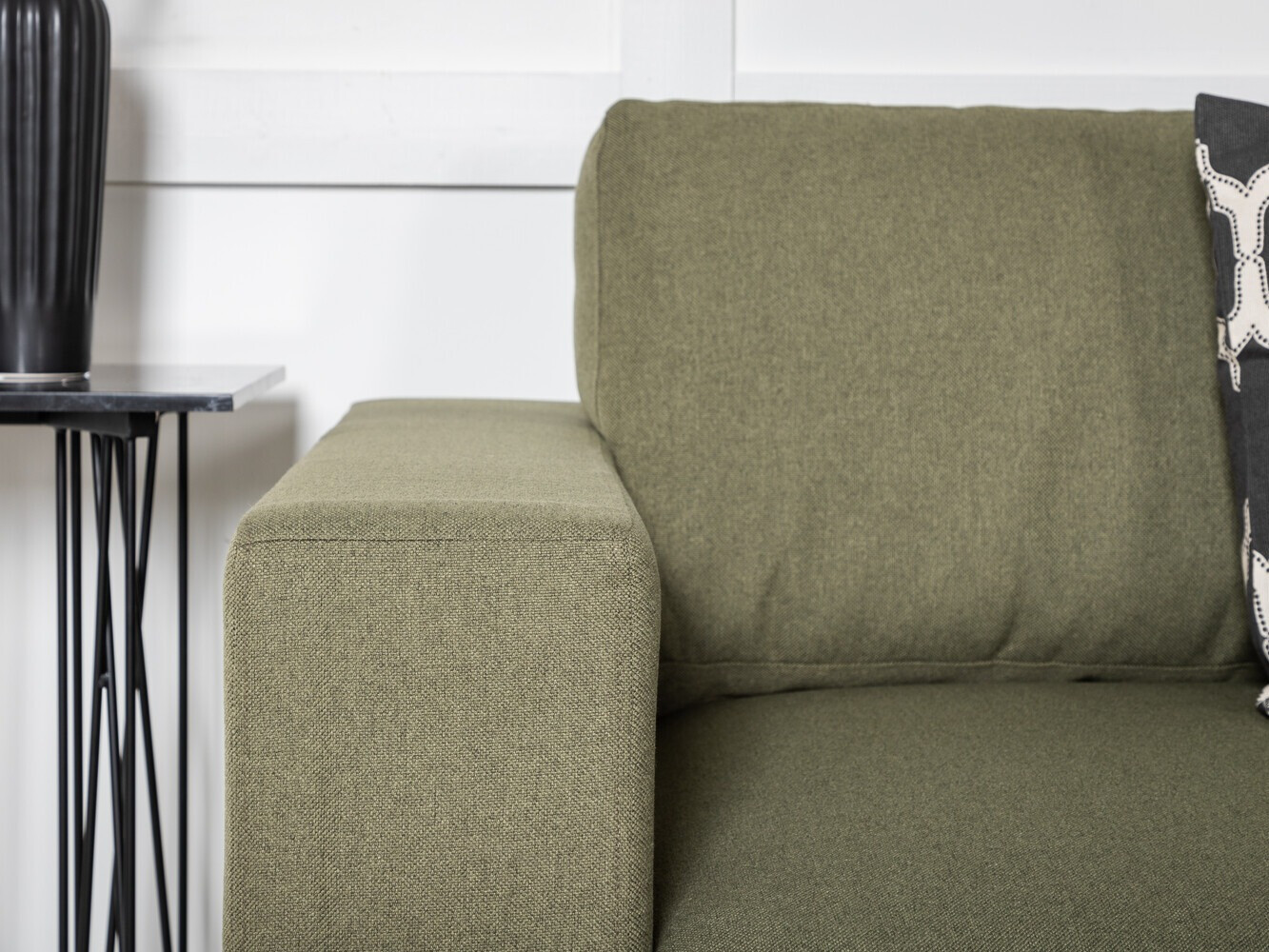 Диван Dallas 2910 (Пыльно-зеленый + Чёрный)