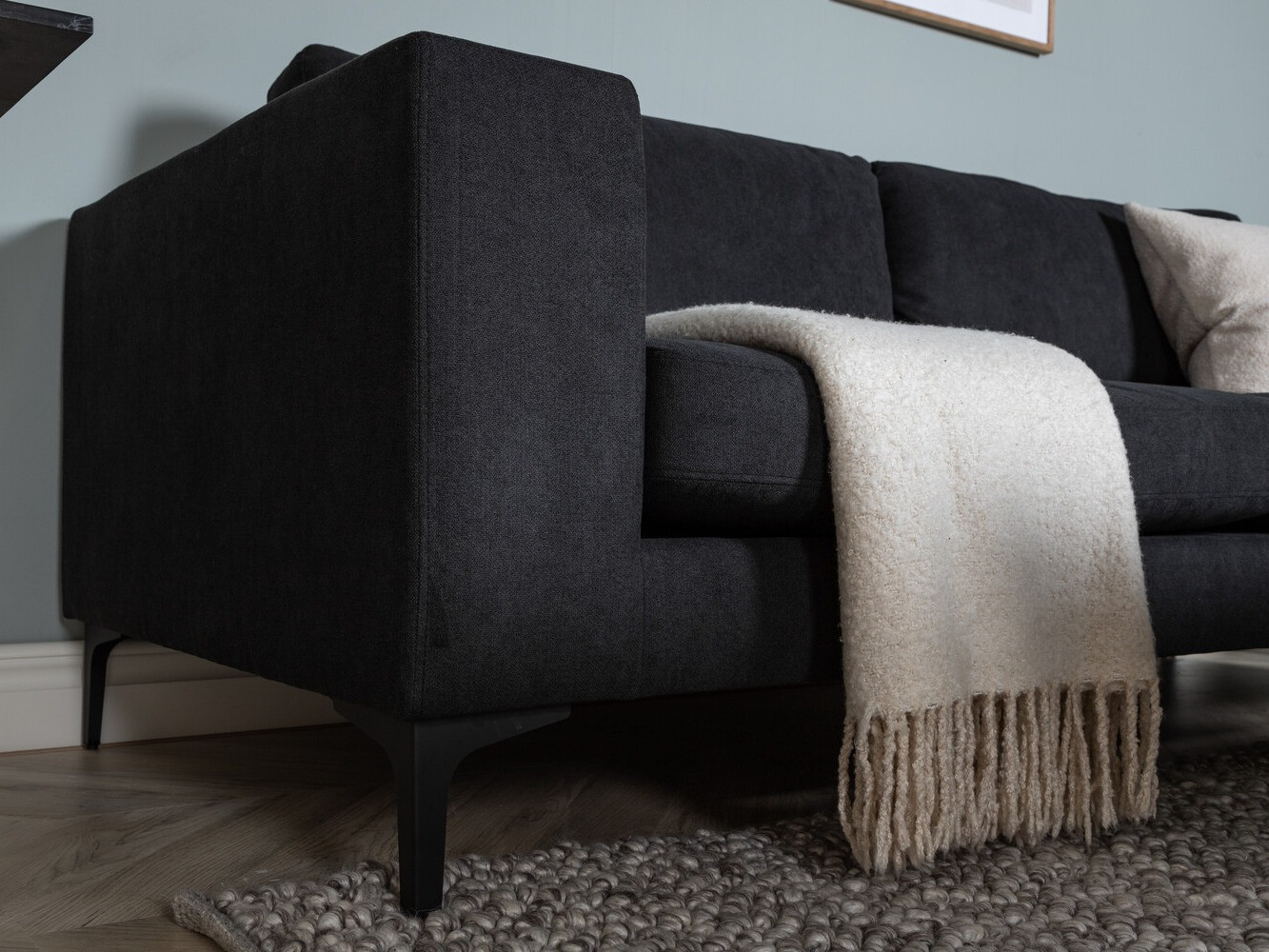 Dīvāns Dallas 2910 (Melns)