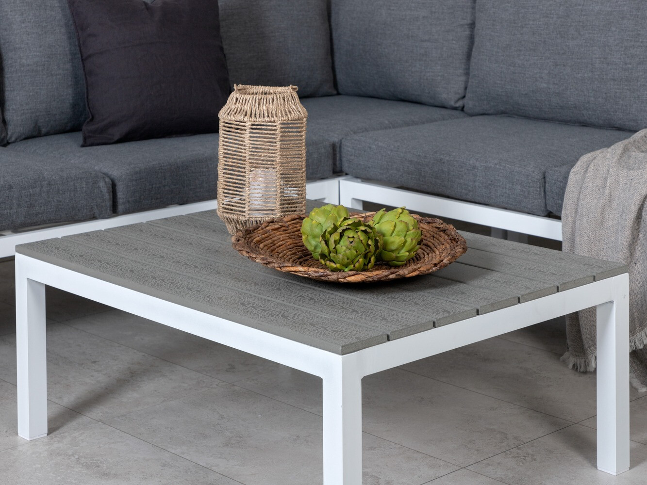 Садовый комплект Dallas 2158 (Белый + Серый)