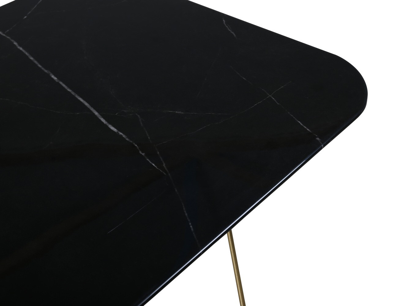 Журнальный столик Dallas 1723 (Чёрный + Латунь)