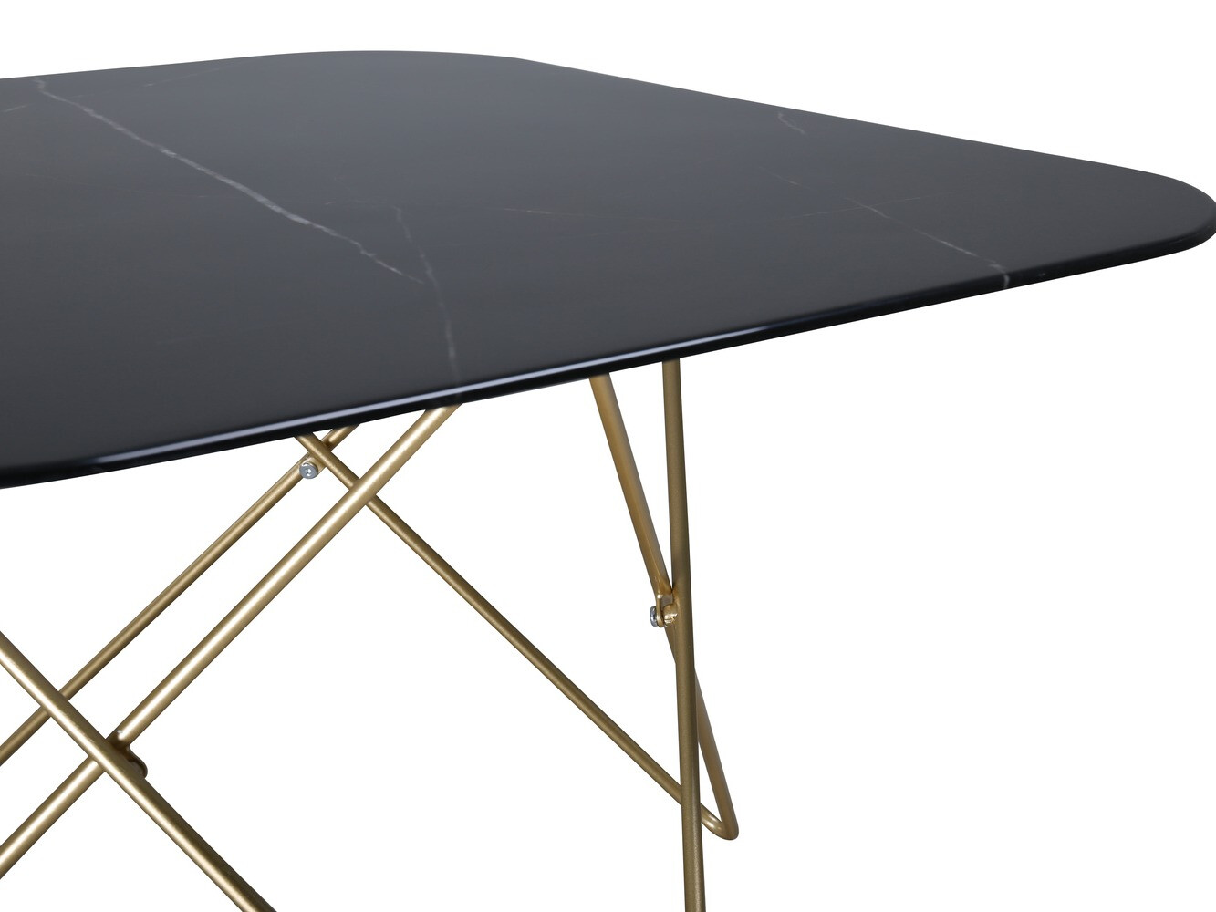 Журнальный столик Dallas 1723 (Чёрный + Латунь)